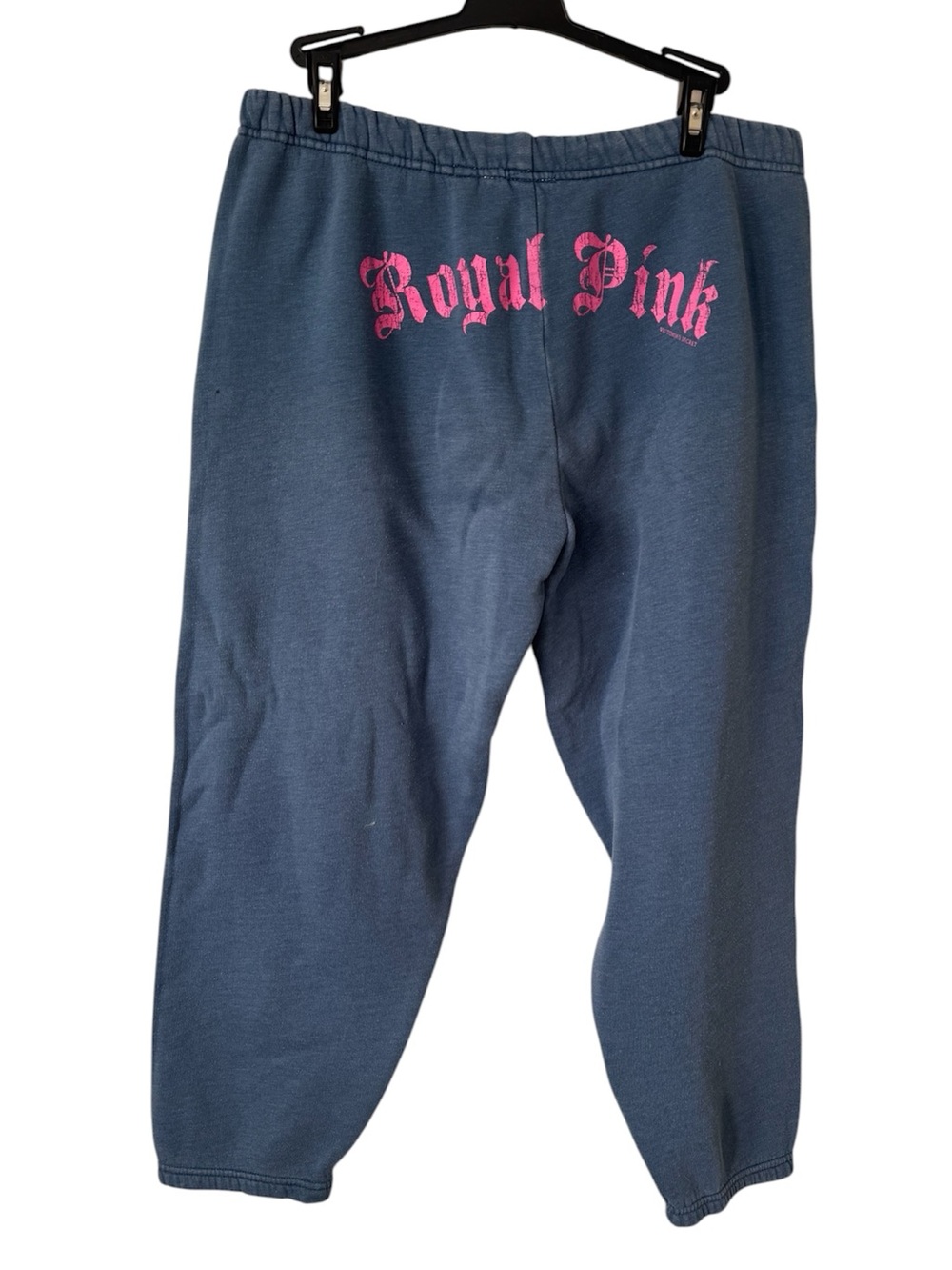 Victoria’s Secret PINK Royal Pink Cropped Capri Sweatpants Y2K Blue 2000s